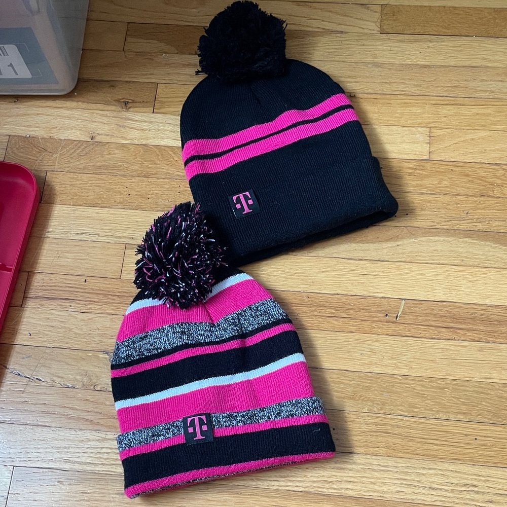 2 T Mobile Beanies